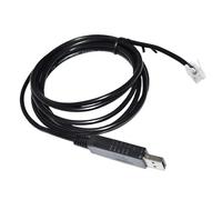 RGKYFUKL Cavo di Comunicazione SERIALE con CONVERTITORE da USB A RJ11 RJ12 RS485 con Chip FT232RL for Controller Solare MPPT GUI Neng for PC(5 Metre)