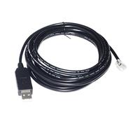 RGKYFUKL Cavo di Comunicazione SERIALE con CONVERTITORE USB A RJ12 6P6C RS232C Chip FT232RL for MODULO RKC H-PCP-J Controller for PC(1.8m)