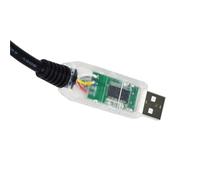 RGKYFUKL Cavo di Comunicazione SERIALE USB A RJ45 RS485 con Chip FT232RL for REGOLATORE di Carica Solare MPPT SRNE ML2420 ML2430 ML2440(1.8M,Transparent USB Case)