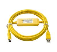 RGKYFUKL Cavo di Programmazione con Isolamento ISO USB-SC09-FX Adatto for Tutte Le Serie FX FX2n FX3U FX1N Adattatore Isolato(Economic Version)