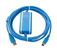 RGKYFUKL Cavo di Programmazione con Isolamento ISO USB-SC09-FX Adatto for Tutte Le Serie FX FX2n FX3U FX1N Adattatore Isolato(Isolation Type)