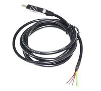 RGKYFUKL Cavo FT232RL USB a UART Ttl 3,3 V 5 V 6 Core 6 Pin We Wire End Aperto Compatibile con TTL-232R-3V3-WE VCC GND TXD RXD CTS RTS(3 Metre,Ttl 5V)