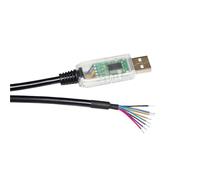 RGKYFUKL Cavo INTERFACCIA SERIALE con Chip FT232RL da USB A RS422 Full Duplex A 9 Core E 9 Pin con TERMINALE We Wire Compatibile con USB-RS422-WE-1800-BT(1.8m,9 Core)