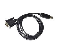 RGKYFUKL Convertitore Adattatore USB a DB9 Maschio con Chip FT232RL, Cavo for Stampante seriale RS232 for Collegamento Stampante Codici a Barre Zebra al PC(5 Metre)