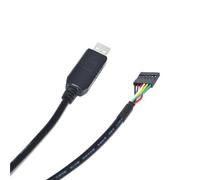 RGKYFUKL CONVERTITORE da USB A RS232 con Chip FT232RL 6 Pin 6 Vie Passo 0,1" Singolo in Linea SIL Jumper Cavo di AGGIORNAMENTO DEBUG(1.8M,FT232RL 1X6P)