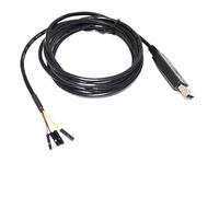 RGKYFUKL Convertitore USB-RS232 FT232RL, Cavo di Download for debug a 4 Pin e 4 Vie, for PI con pinout VCC GND TXD RXD(5 Metre)