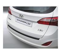 RGM Protezione paraurti Posteriore ABS Compatibile con Hyundai i30 Tourer 2012-2017 Nero