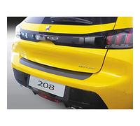RGM Protezione paraurti Posteriore ABS Compatibile con Peugeot 208 II 5-Porte 2019- Nero