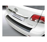 Protezione paraurti posteriore ABS compatibile con Toyota Avensis Kombi 2012-2015 Nero