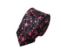 RGOEMHJ Cravatta sottile da uomo classica alla moda con note musicali colorate, stampata pianoforte e chitarra, in poliestere, larghezza 5 cm, accessorio regalo for feste Per matrimoni e affari(49)