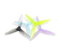 rgrfgQWDS 4 eliche 3016 da 7,6 cm a 3 pale CW/CCW, albero da 1,5 mm per drone da corsa FPV ad alto impatto, per mini oggetti di scena (1,5 mm, giallo)