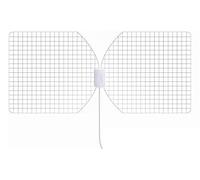 RGTech Monarch 50 Trasparente - Antenna per interni HDTV - ambito da 50 miglia, multi-direzionale tecnologia e filtro 4G per il massimo UHF/VHF/FM/USB TV tuner/DVB-T/DVB-T2 / DAB radio ricezione