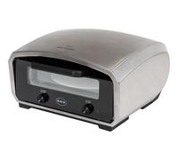 R.G.V. Forno Pizza Vulcano 33cm Piatto Girevole 450°C Touchscreen Silver/Nero