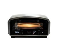 R.G.V. Forno Pizza Vulcano 33cm Piatto Girevole 450°C Touchscreen Silver/Nero