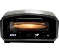 R.G.V. Forno Pizza Vulcano 33cm Piatto Girevole 450°C Touchscreen Silver/Nero