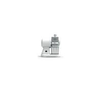 Grattugia Elettrica Robusta Junior con Rullo in Acciaio Inox Potenza 150 W Contenitore Estraibile con Coperchio Salvafreschezza Colore Bianco