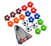 RGYBAO 18Pcs 32mm Calcio balilla Palloni di ricambio Ufficiali Palline da gioco da tavolo Ufficiali Piccole Palloni da calcio balilla Piccolo Calcio