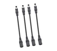 RGYBAO 2/4/6/8/10pcs Pratico 22AWG DC5.5x2.1mm Cavo di Prolunga di Alimentazione 5521 Adattatori di Alimentazione Cavo Flessibile di Prolunga di Alimentazione