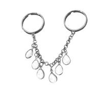 RGYBAO Anelli aperti con frangia geometrica Gioielli a mano Moda Finger Lega Texture Adatto per gli appassionati di moda Presente Frange geometriche Incontri Apertura regolabile delle dita, One Size