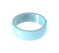 RGYBAO Anelli colorati in silicone, comodi, unisex, per attività all'aperto come escursionismo e palestra, 22.5mm, Silicone, Nessuna pietra preziosa