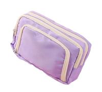 RGYBAO Astuccio grande per matite ad alta capacità, portapenne, portapenne, portapenne, organizer per scuola, ufficio, viaggi, Viola, 21.5x15.0cm, come da immagine