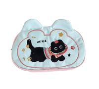 RGYBAO Astuccio per matite ricamato, con cane animale, portapenne, portatile, organizer da viaggio per trucchi, per donne e ragazze, come da immagine, 18x11cm, Gatto Stella