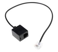RGYBAO Cavo adattatore convertitore da RJ45 a RJ11, connettore da Ethernet a linea telefonica RJ45 8P8C maschio a RJ11 6P6C cavo femmina