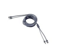 RGYBAO Cavo elettrico combinato Ethernet e DC5521 schermato 16Ft per cavo Ethernet stabile di combinazione di trasmissione dati