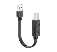 RGYBAO Compact Data Link A-B Cavo per USB-B, testa dritta, 0,3 m