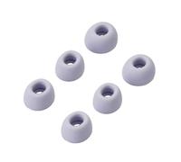 RGYBAO Cuscinetti per auricolari lavabili con punta per auricolari, igienici, confortevoli, isolanti, a lunga durata, uso quotidiano, 6 comodi cuscinetti isolanti per le orecchie