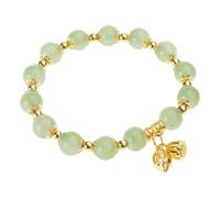 RGYBAO Donne alla moda con cordino elastico fiore di loto ciondolo catena a mano accessori da sposa gioielli alla moda gioielli madre figlia gioielli