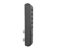 RGYBAO Hub Splitter USB a 6 porte per console di gioco ad alta velocità hub di espansione adattatore 4 USB 2.0+1 porta di ricarica USB+1 porta