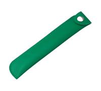 RGYBAO Retro Pen Bag PU Leather Pencil Bag Solid Case Single Pencil Pouch Pen Case School Office Supplies, Verde, 3.3x17cm, come da immagine