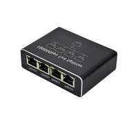 RGYBAO Splitter Ethernet da 1 a 2/3/4 ad alta velocità 1000 Mbps adattatore convertitore per router, display del computer con cavo di alimentazione USB