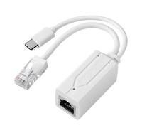 RGYBAO Tensione di rete Convertitori Step Down 24V a 5V POEs Splitter per uso domestico Installazione senza sforzo Materiali ABS ABS POEs Splitter per