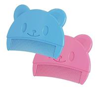 RGZD 2pcs Pettine per Neonati, Pettine per Bambini, Pettin, Pettine di Cura Quotidiana,mantenere pulito e ordinato