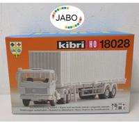 (RH/11) Kibri H0 18028 MB con rimorchio container NUOVO/CONFEZIONE ORIGINALE