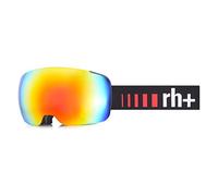 rh+ Occhiali da sci unisex Gotha Matt Black/Revo Red/El Black-Red-White, taglia unica