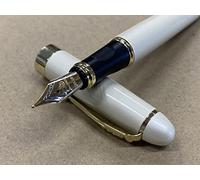 Rhapsody Jinhao x450 - Penna stilografica con punta media da 0,5 mm, inchiostro a spirale, colore: avorio