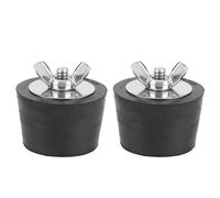 Rhawuy 1.5in Rubber Expansion Winterizing Plug 2PCS | Pool Pipe Cold Weather Protection for Skimmers/Returns/Cleaner Lines | Well - Made Rubber Plug with Secure Fit, Weatherproof