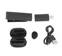 Rhawuy 2.4Ghz Wireless Mini Lavalier Microphone Noise Reduction for Live Streaming Interview Broadcast (Interfaccia TYPEC standard)