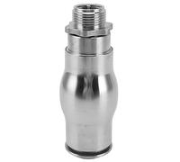 Rhawuy 304 Ugello schiumoso in Acciaio Inossidabile | Spruzzatore di fontane d'Acqua a Bolle di Champagne per Paesaggio/Piscina/Patio | Long - Ugello di Schiuma di Lunga Durata e (G1'')
