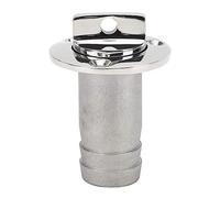 Rhawuy 316 Stainless Steel Garboard Drain Plug | Oval Vent Connector Fitting for Boats/Yachts/Marine | Oxidation - Tolerant Boat Drain Plug Parts | Mirror Polished Finish