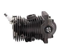 Rhawuy 38mm Chainsaw Cylinder Piston Crankshaft Assembly | Replacement for MS170 MS180 018 | Sturdy Metal Construction | Includes Spark Plug & Bearings