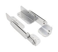 Rhawuy Boat Seat Mounting Hinge 2PCS | 6mm Aluminum Alloy Finger - Safe Fold Up Design | Marine - Grade Hinge for Yacht/Boat Seats/Outdoor Furniture | 0-120 Degree Adjustable Angle