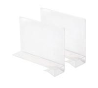Rhawuy Closet Shelf Divider | Large Wardrobe Organizer for Bags/Snacks/Miscellaneous | Multi Functional Shelf Dividing Board | No Tools Installation, Sturdy PP Material