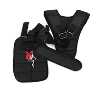 Rhawuy Double Shoulder Harness Strap | Padded Belt for Trimmer & Brush Cutter | Adjustable Support for Men & Women | Nylon Backpack Strap for Garden Tools/Chainsaw/Brush Saw