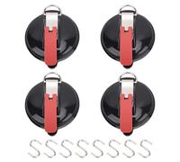 Rhawuy Heavy Duty Suction Cup Anchor | Strong Suction for Tarps/Canopies/Awnings | Multifunctional Wall Anchor with Hooks for Car, RV, Boat, Yacht