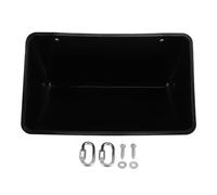 Rhawuy Mangiatoia da appendere per pollame con clip, grande capacità, in plastica, per polli, anatre, oche, abbeveratoio per bestiame di lunga durata, per fattorie e cooper, design con montaggio a