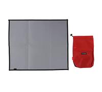 Rhawuy Outdoor Camping Fireproof Blanket | Heat Withstanding BBQ Mat for Grill/Deck/Patio | Flame Retardant Silicone Insulation Pad | Foldable & Portable with Storage Bag (M 8.5 X 6.5 X 1.6in)